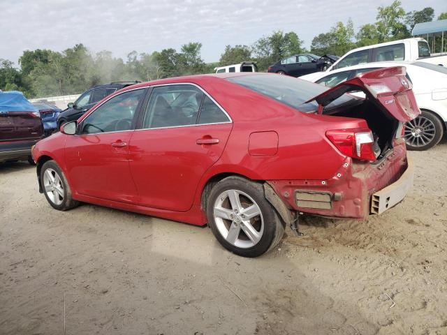 4T1BF1FK0EU772774 - 2014 TOYOTA CAMRY L RED photo 2