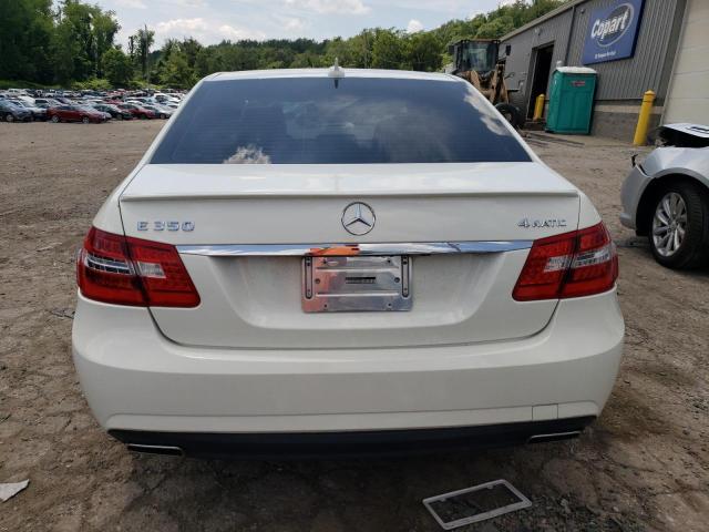 WDDHF8HB1BA456534 - 2011 MERCEDES-BENZ E 350 4MATIC WHITE photo 6