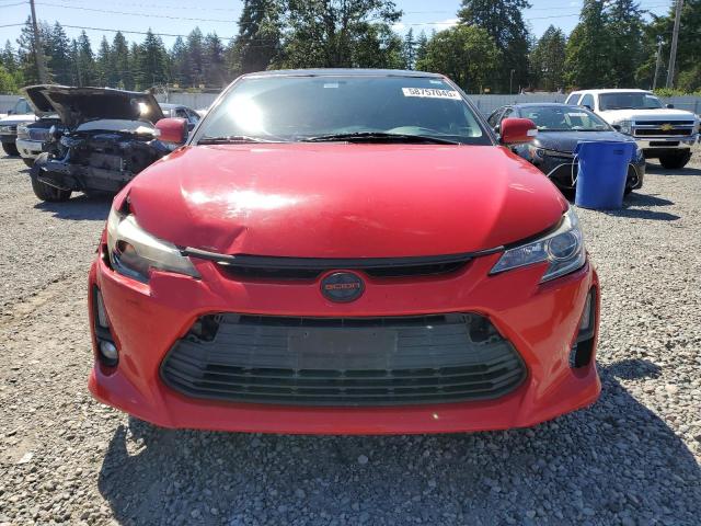 JTKJF5C77FJ008973 - 2015 TOYOTA SCION TC RED photo 5