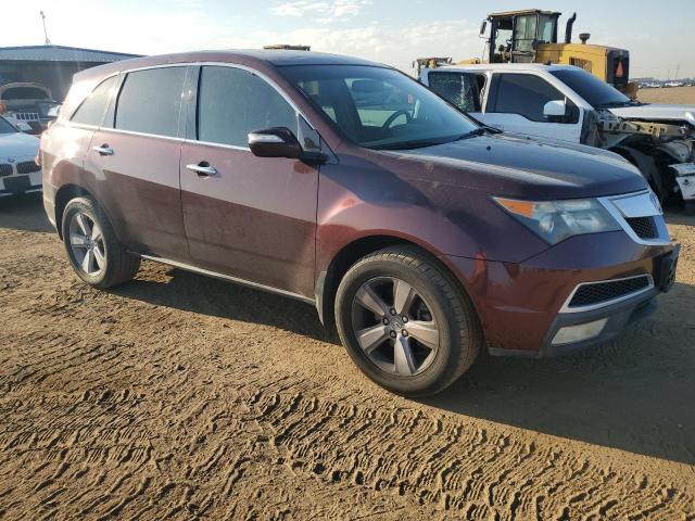 2HNYD2H35DH520515 - 2013 ACURA MDX TECHNOLOGY BURGUNDY photo 4