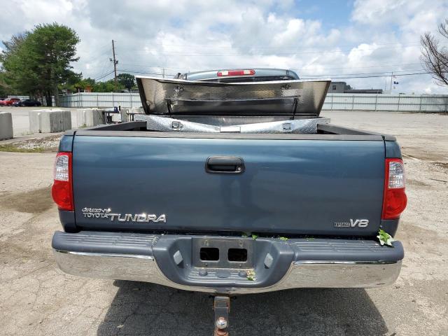 5TBRT341X6S473048 - 2006 TOYOTA TUNDRA ACCESS CAB SR5 BLUE photo 6
