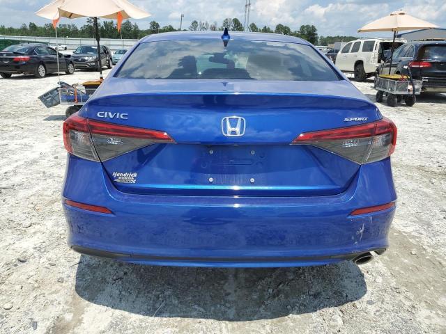 2HGFE2F57NH606894 - 2022 HONDA CIVIC SPORT 蓝色 照片 6