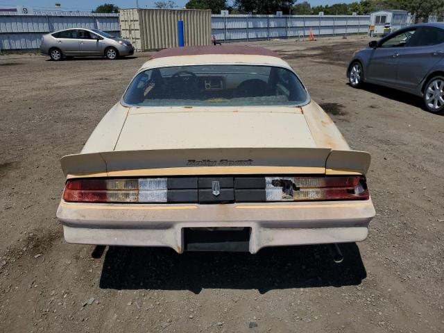 1Q87L9N619859 - 1979 CHEVROLET CAMARO RS CREAM photo 6