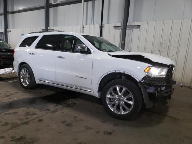 1C4RDJEG0LC125073 - 2020 DODGE DURANGO CITADEL WHITE photo 4