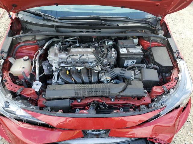 JTDEPMAE2MJ134897 - 2021 TOYOTA COROLLA LE RED photo 11