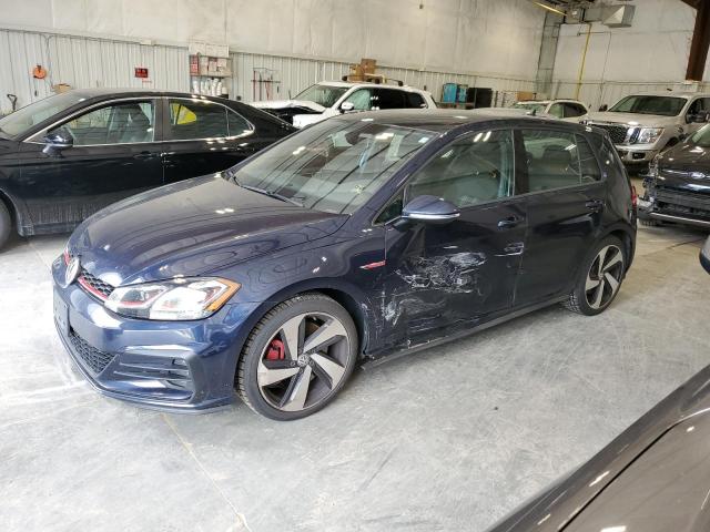 3VW447AU0JM297931 - 2018 VOLKSWAGEN GTI S/SE BLUE photo 1