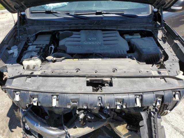 1N6AA1E53KN501494 - 2019 NISSAN TITAN SV SILVER photo 11