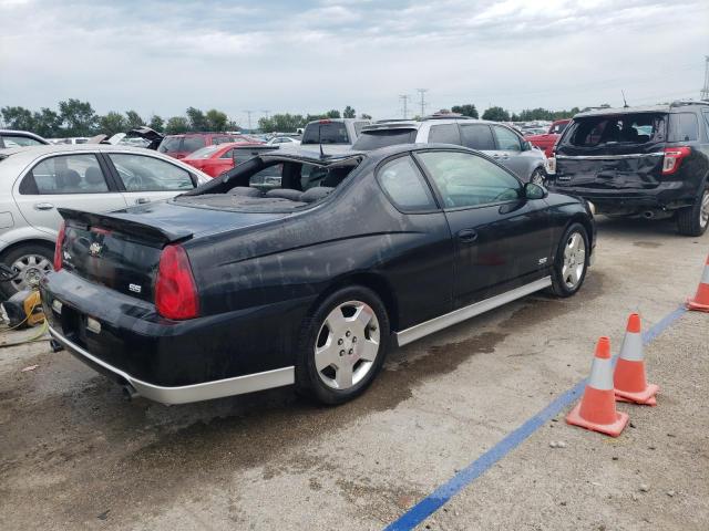 2G1WL15C469356307 - 2006 CHEVROLET MONTE CARL SS BLACK photo 3