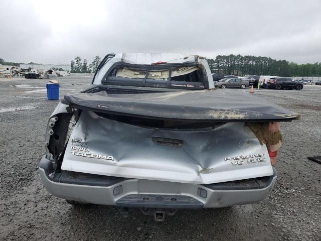 3TMJU62N85M006850 - 2005 TOYOTA TACOMA DOUBLE CAB PRERUNNER SILVER photo 6