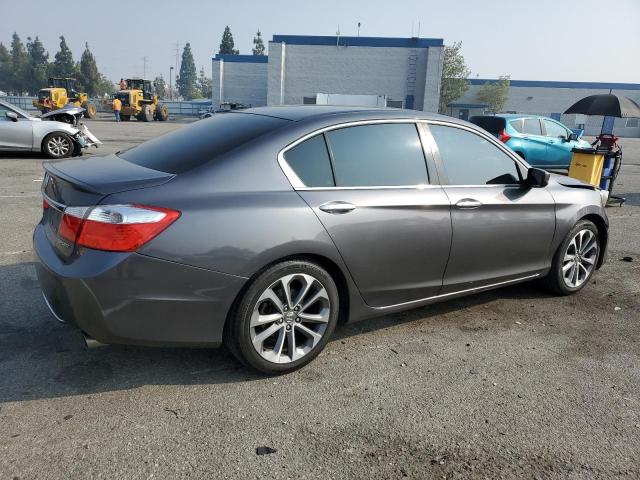 1HGCR2F5XFA148808 - 2015 HONDA ACCORD SPORT GRAY photo 3