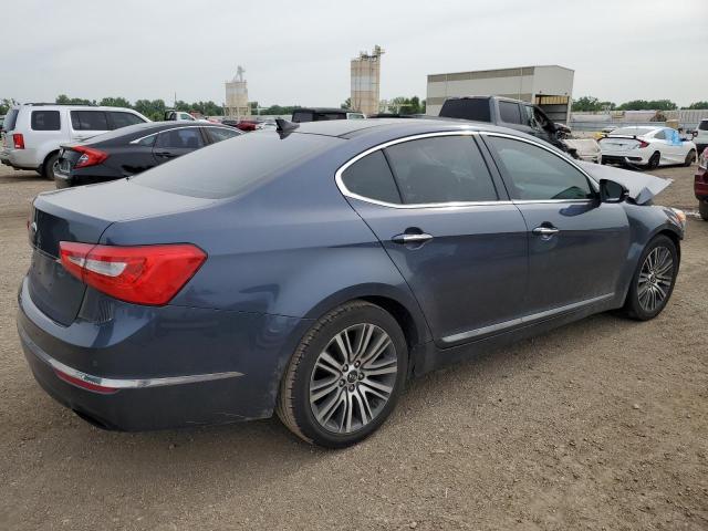 KNALN4D77E5145430 - 2014 KIA CADENZA PREMIUM BLUE photo 3