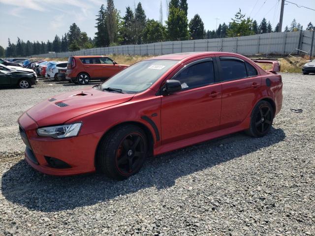 JA32V6FV3EU022301 - 2014 MITSUBISHI LANCER RALLIART RED photo 1