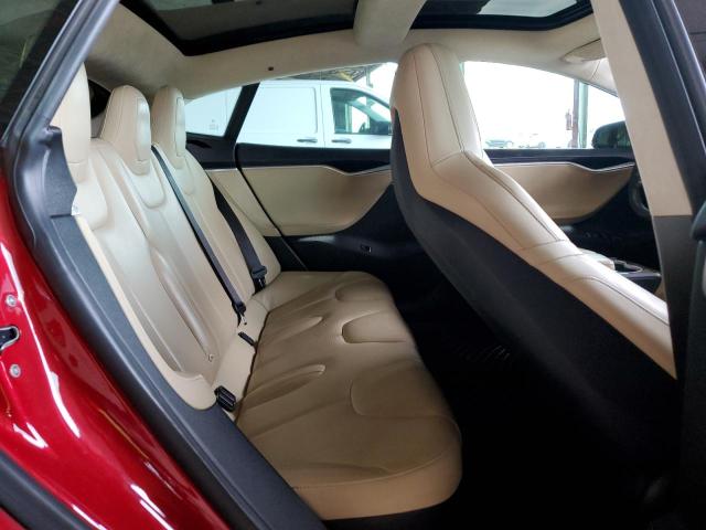 5YJSA1E10FF109551 - 2015 TESLA MODEL S წითელი ფოტო 10