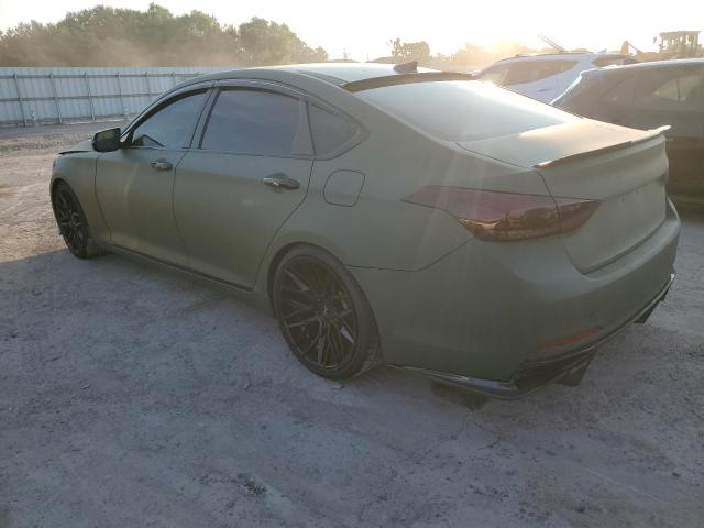 KMHGN4JE1FU104639 - 2015 HYUNDAI GENESIS 3.8L GREEN photo 2