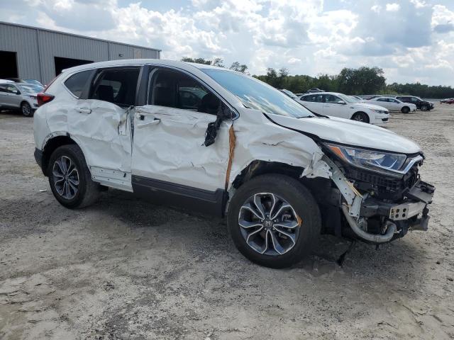 5J6RW1H88ML008156 - 2021 HONDA CR-V EXL WHITE photo 4