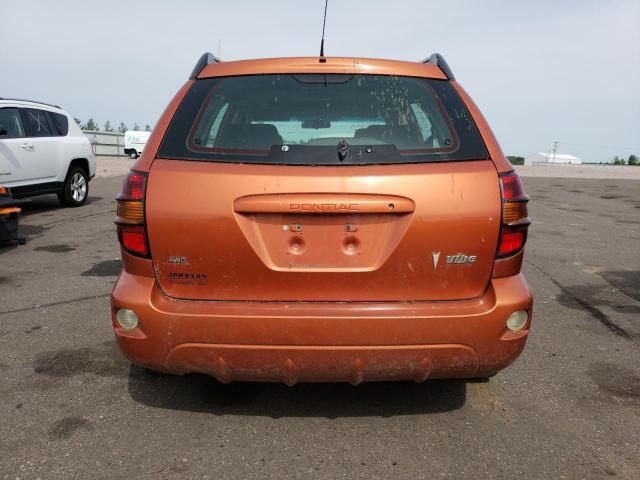 5Y2SM63855Z437657 - 2005 PONTIAC VIBE ORANGE photo 6