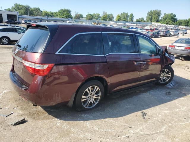 5FNRL5H64CB044108 - 2012 HONDA ODYSSEY EXL BURGUNDY photo 3