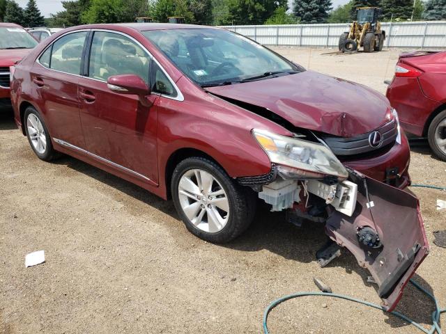 JTHBB1BA9A2014465 - 2010 LEXUS HS 250H RED photo 4