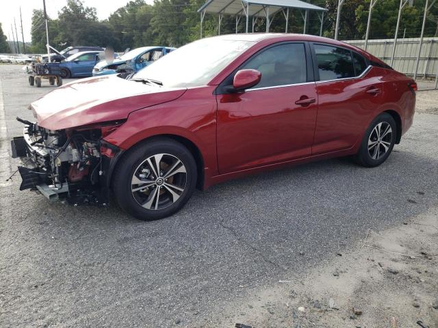 3N1AB8CV9PY255799 - 2023 NISSAN SENTRA SV RED photo 1