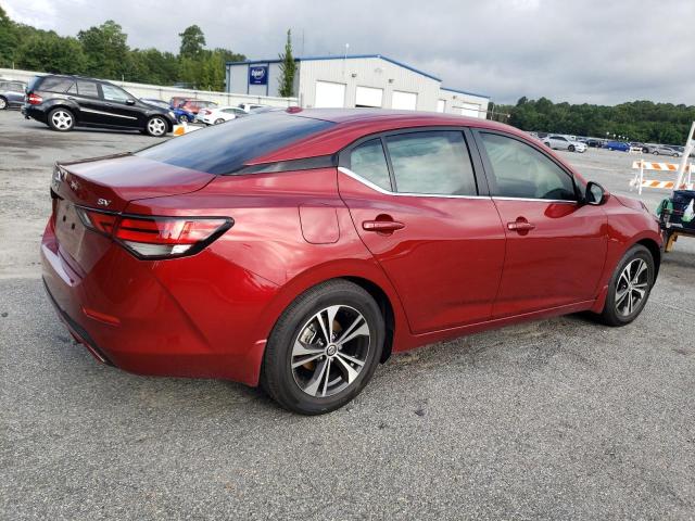 3N1AB8CV9PY255799 - 2023 NISSAN SENTRA SV RED photo 3