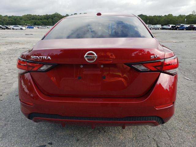 3N1AB8CV9PY255799 - 2023 NISSAN SENTRA SV RED photo 6