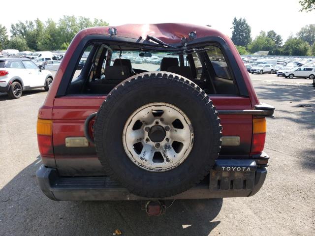 JT3VN39W9M0052527 - 1991 TOYOTA 4RUNNER VN39 SR5 红色 照片 6