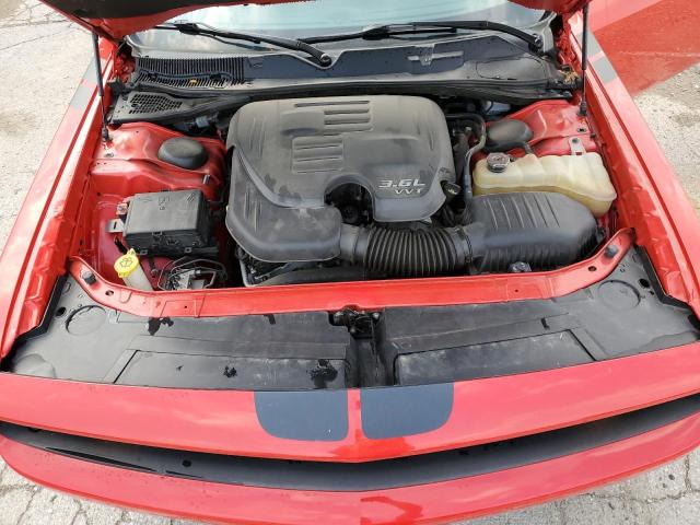 2C3CDZAG9GH148675 - 2016 DODGE CHALLENGER SXT RED photo 11