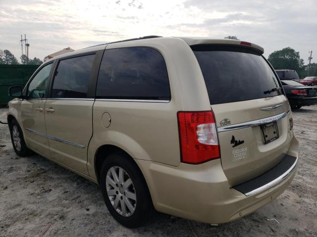 2A4RR8DG9BR677005 - 2011 CHRYSLER TOWN & COU TOURING L GOLD photo 2