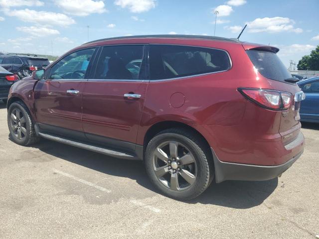 1GNKRHKD3HJ175823 - 2017 CHEVROLET TRAVERSE LT MAROON photo 2