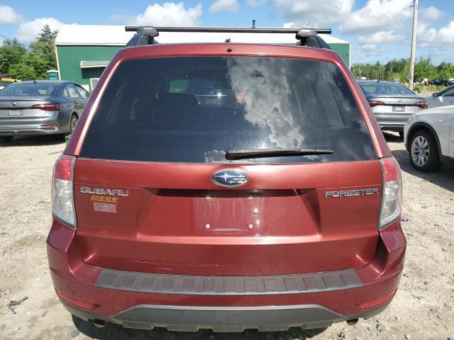 JF2SH63699G788089 - 2009 SUBARU FORESTER 2.5X PREMIUM RED photo 6