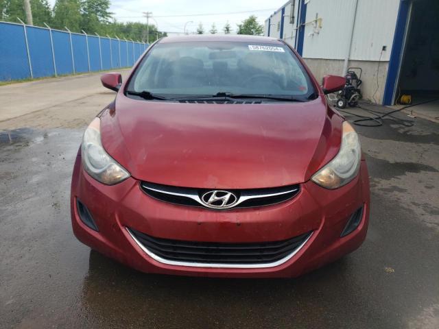 5NPDH4AE0BH029189 - 2011 HYUNDAI ELANTRA GLS RED photo 5