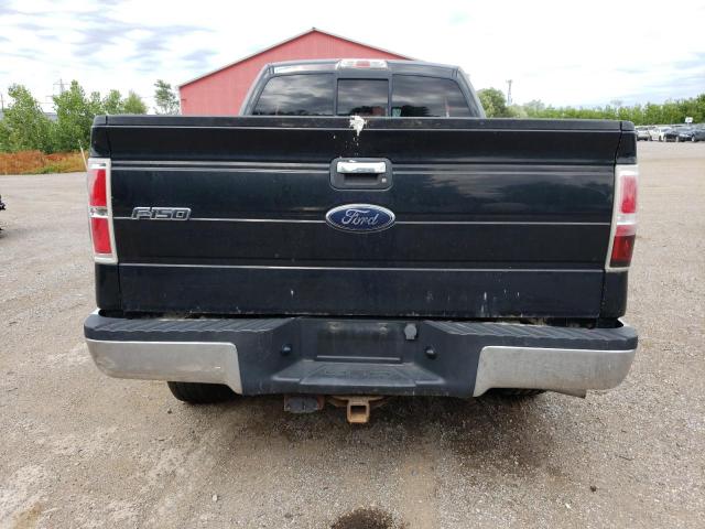 1FTEX1E87AFC32843 - 2010 FORD F150 SUPER CAB BLACK photo 6