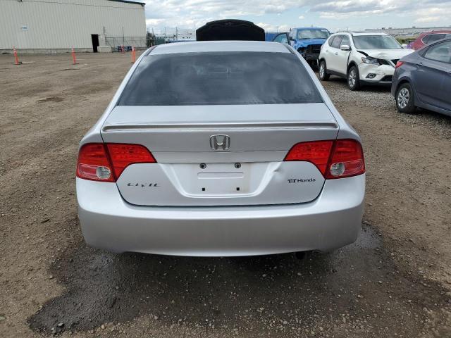 2HGFA16598H018442 - 2008 HONDA CIVIC LX SILVER photo 6