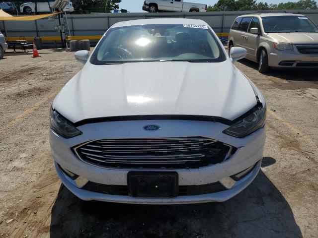 3FA6P0T99JR242664 - 2018 FORD FUSION SE WHITE photo 5