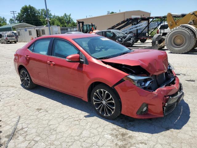 5YFBURHEXEP110665 - 2014 TOYOTA COROLLA L RED photo 4