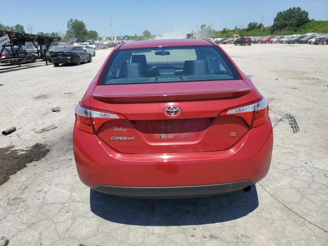 5YFBURHEXEP110665 - 2014 TOYOTA COROLLA L RED photo 6