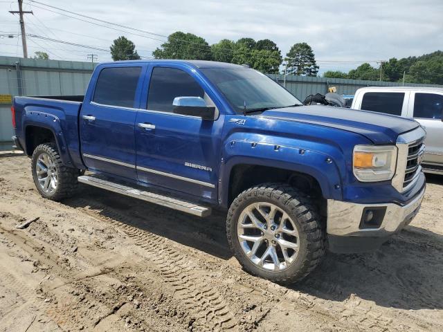 3GTU2VEC4EG499982 - 2014 GMC SIERRA K1500 SLT BLUE photo 4