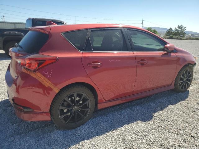 JTNKARJE0JJ567806 - 2018 TOYOTA COROLLA IM RED photo 3