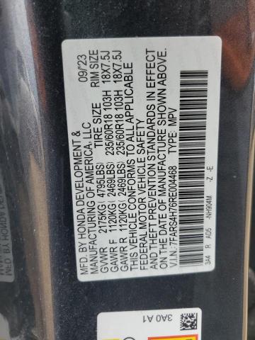 7FARS4H76RE004468 - 2024 HONDA CR-V EXL GRAY photo 12