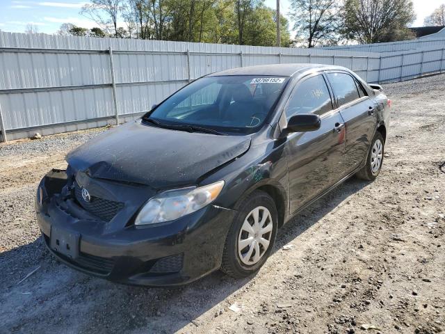 1NXBU40E89Z130951 - 2009 TOYOTA COROLLA BASE BLACK photo 1