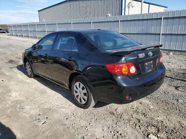 1NXBU40E89Z130951 - 2009 TOYOTA COROLLA BASE BLACK photo 2