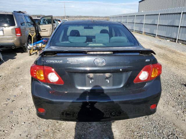 1NXBU40E89Z130951 - 2009 TOYOTA COROLLA BASE BLACK photo 6
