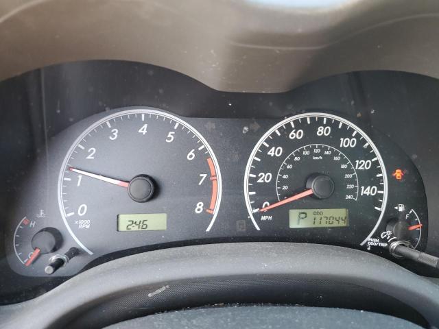 1NXBU40E89Z130951 - 2009 TOYOTA COROLLA BASE BLACK photo 9