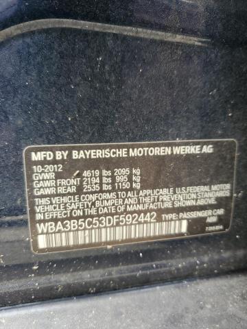 WBA3B5C53DF592442 - 2013 BMW 328 XI SULEV BLUE photo 12