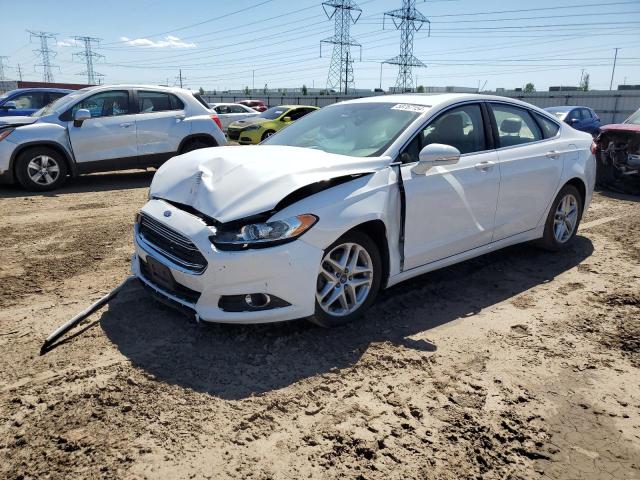 1FA6P0HD7E5357804 - 2014 FORD FUSION SE WHITE photo 1