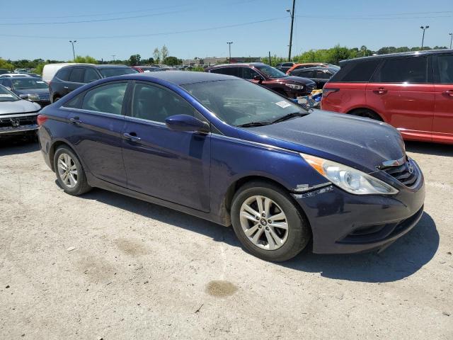 5NPEB4AC9CH431136 - 2012 HYUNDAI SONATA GLS BLUE photo 4