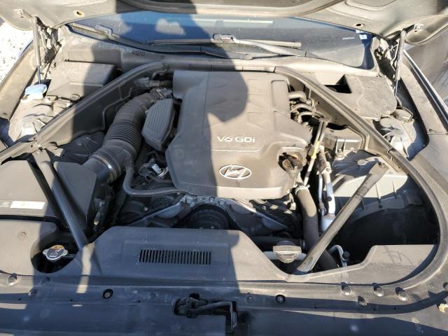 KMHGN4JE9FU061569 - 2015 HYUNDAI GENESIS 3.8L Сұр фото 11
