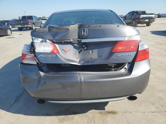 1HGCR2F53DA224396 - 2013 HONDA ACCORD SPORT GRAY photo 6