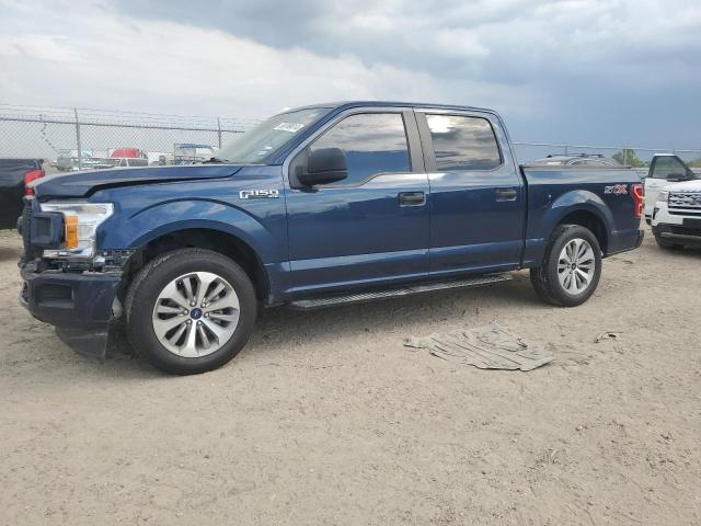 1FTEW1CP4JKD66102 - 2018 FORD F150 SUPERCREW BLUE photo 1