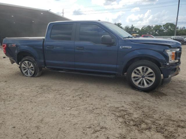 1FTEW1CP4JKD66102 - 2018 FORD F150 SUPERCREW BLUE photo 4